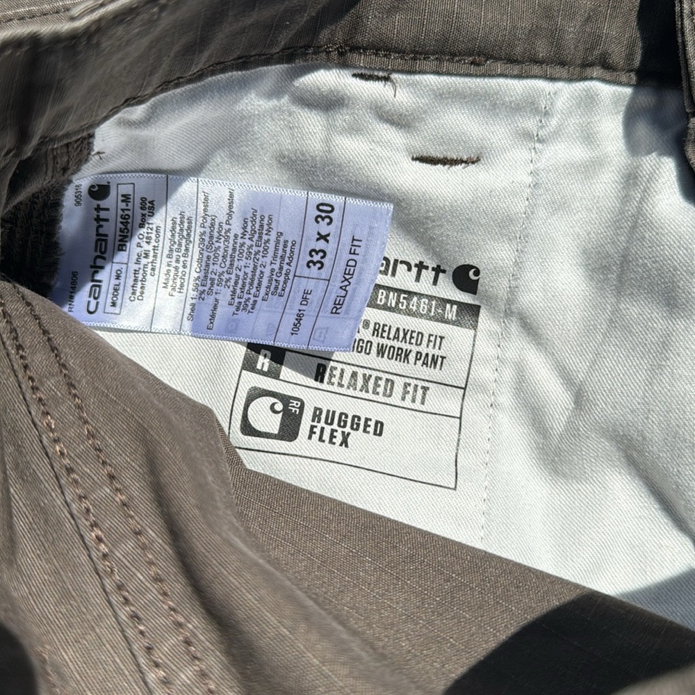 Men’s 33/30 Relaxed Fit Carhartt Utility Cargo Pants - Picture 11 of 14